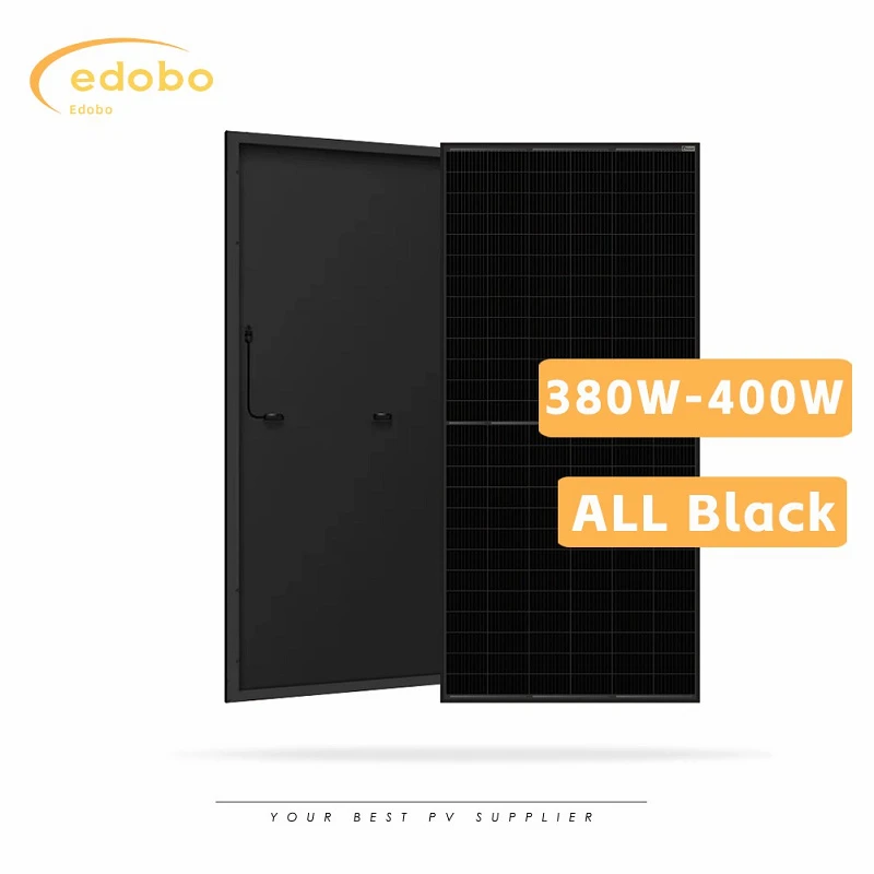 400W čierne solárne panely