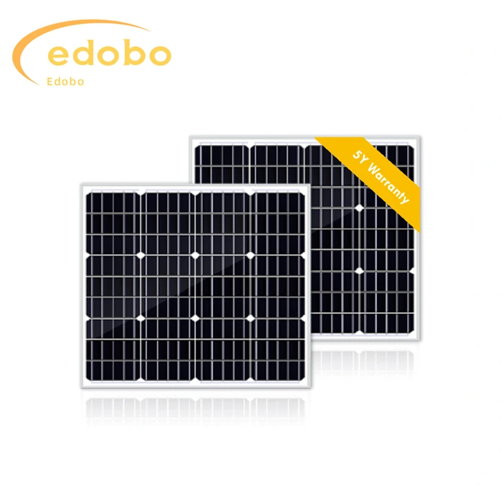 50W malé solárne panely na samostatné použitie